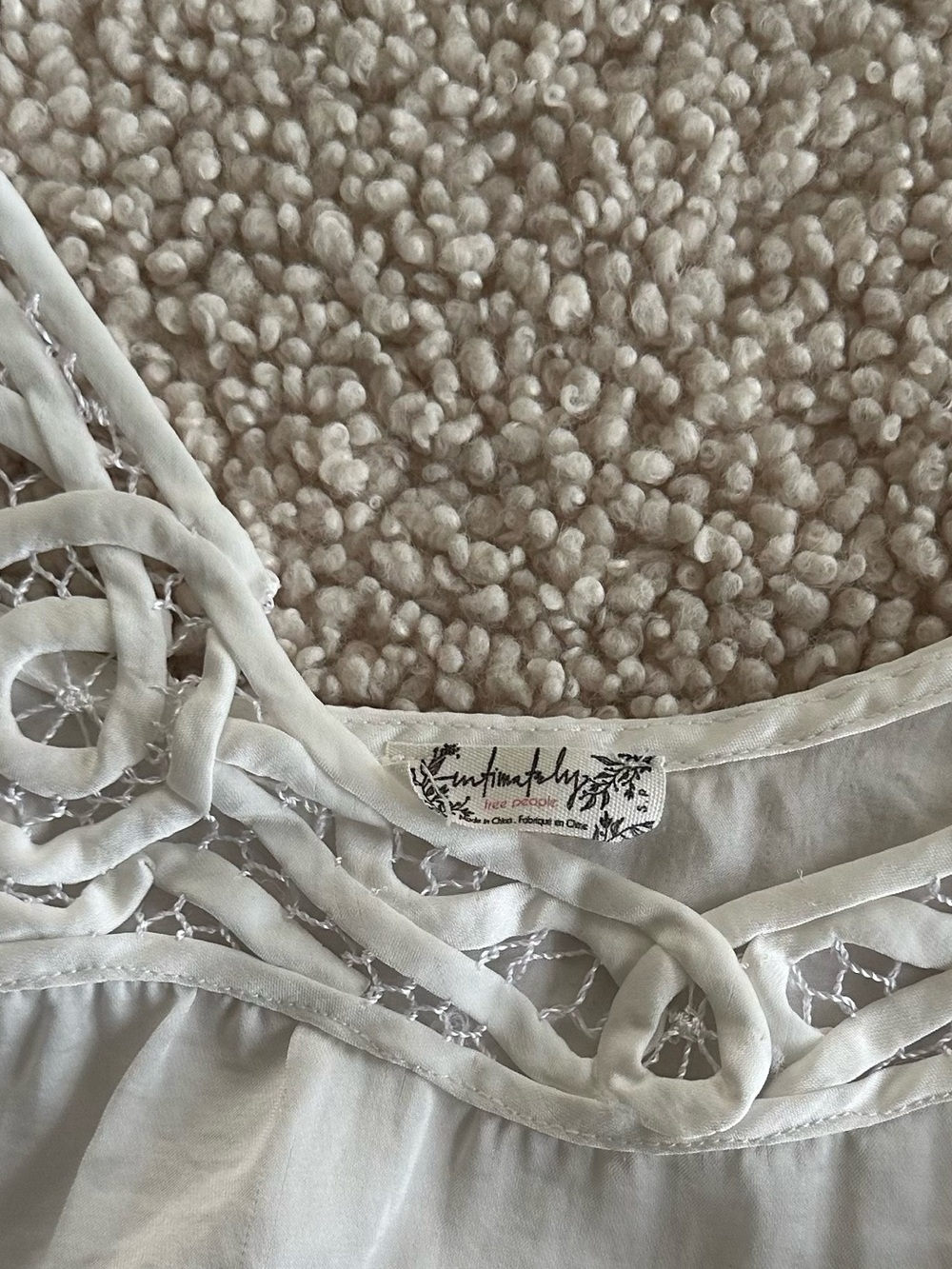 Set of 2 Free People Intimately Blouson Brami crop top Black White Size Small - Picture 2 of 7